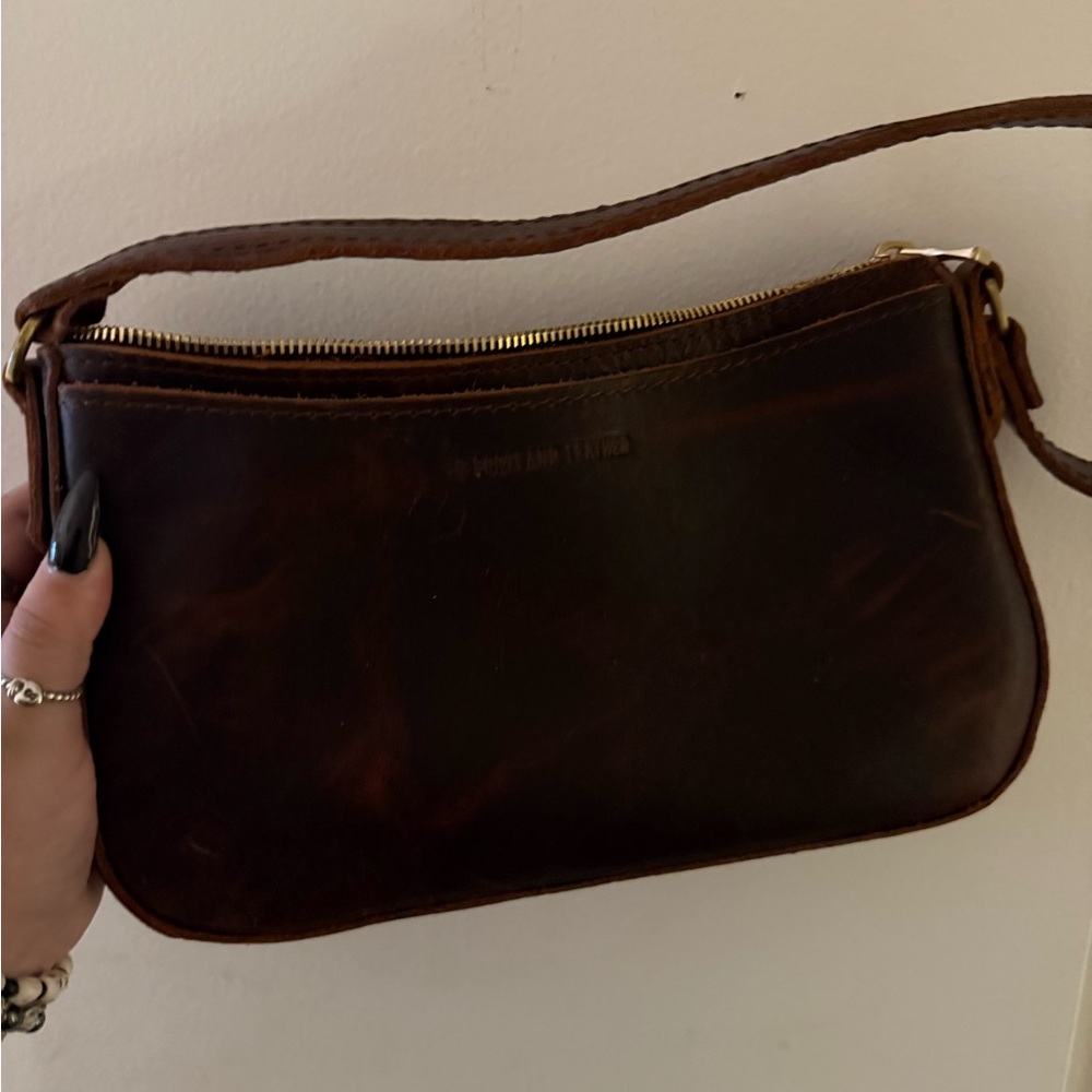 portland leather shoulder bag